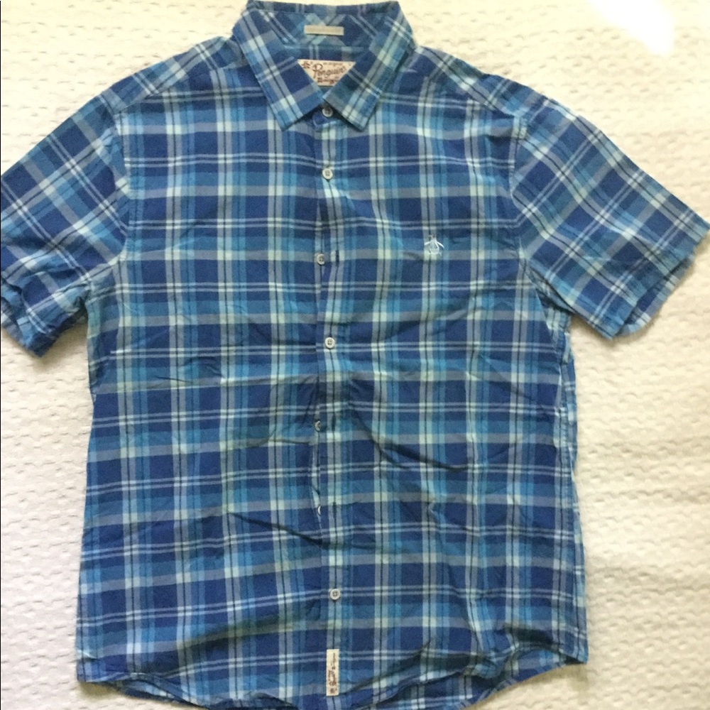 Original Penguin Blue Shirt